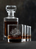 Cattle Company : Decanter Rocks Glass Gift Sets - Engraved