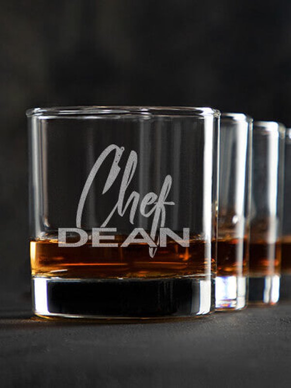 Chef : Rocks Glasses - Engraved