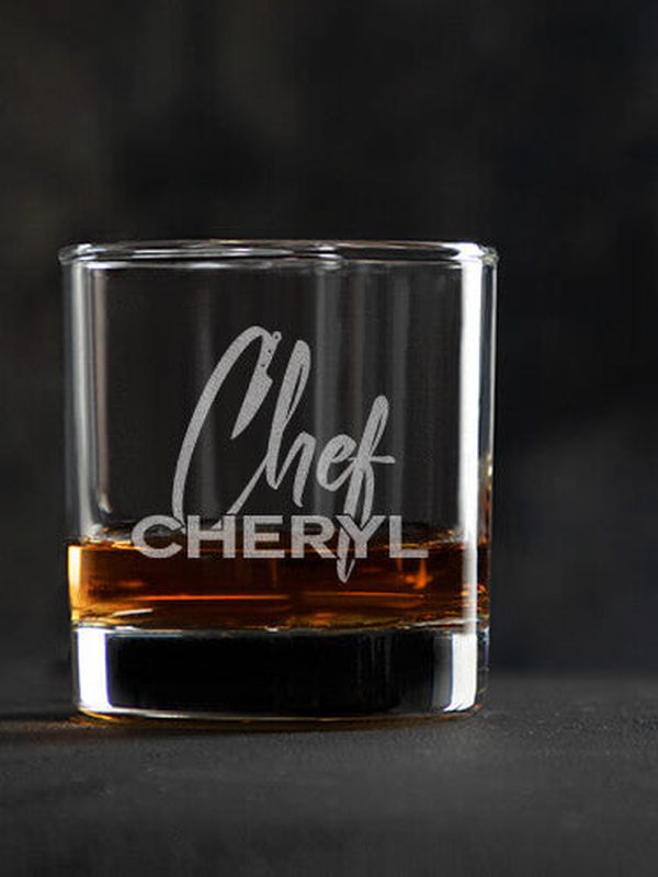 Chef : Rocks Glasses - Engraved