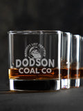 Christmas Coal Company : Rocks Glasses - Engraved