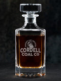 Christmas Coal Company : Whiskey Decanter - Engraved