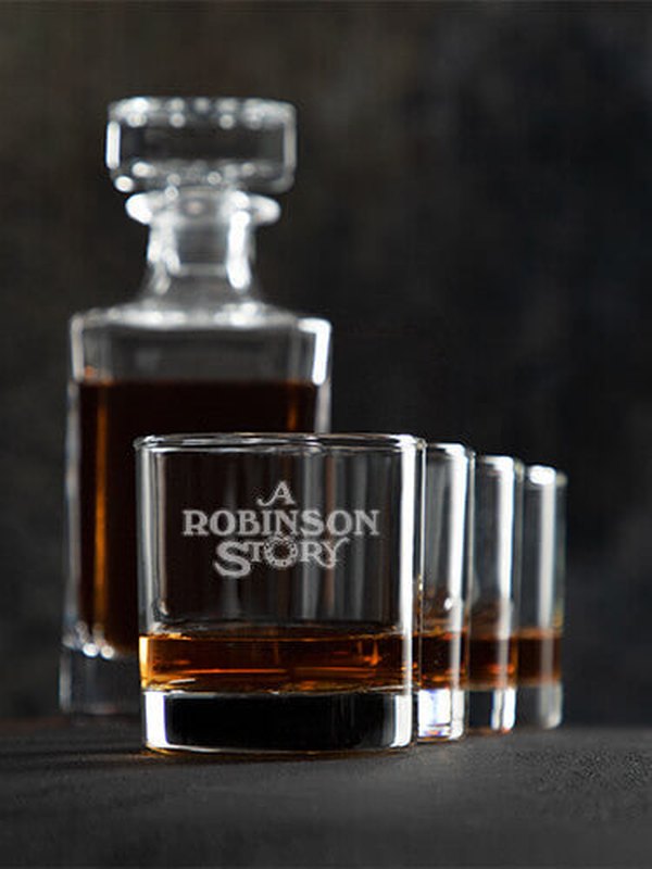 Christmas Story : Decanter Rocks Glass Gift Sets - Engraved