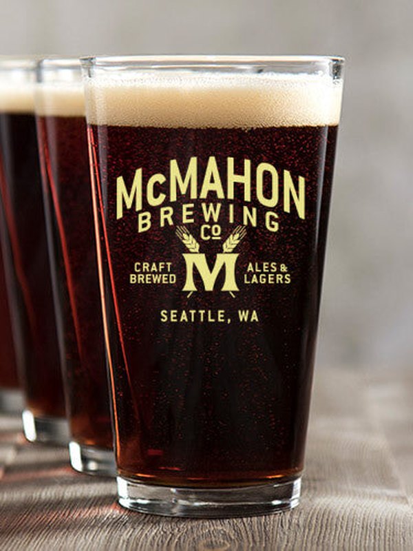 Classic Brewing Company : Pint Glasses - Color Printed