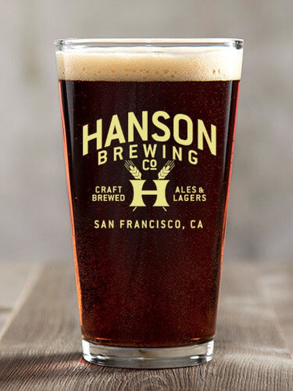 Classic Brewing Company : Pint Glasses - Color Printed
