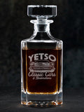 Classic Cars II : Whiskey Decanter - Engraved