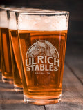 Classic Stables : Pint Glasses - Engraved