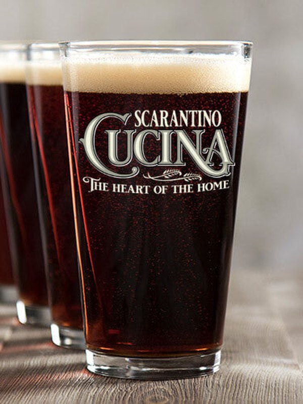 Cucina : Pint Glasses - Color Printed