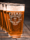 Danish Parts : Pint Glasses - Engraved