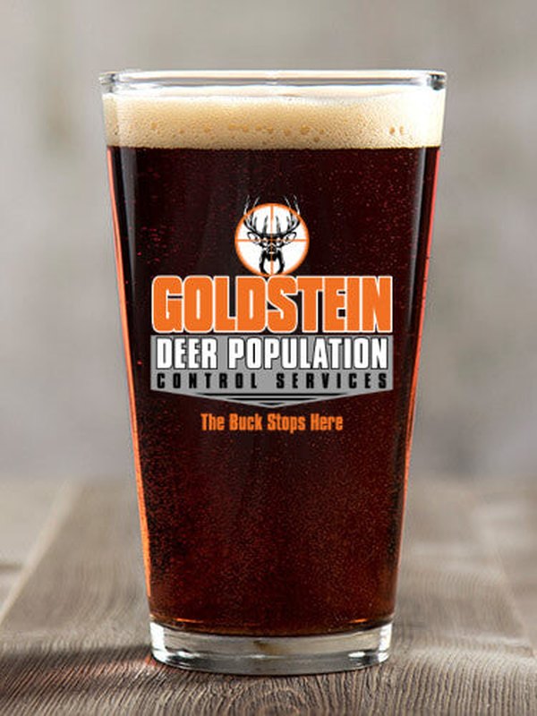 Deer Services : Pint Glasses - Color Printed