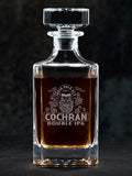 Double IPA : Whiskey Decanter - Engraved