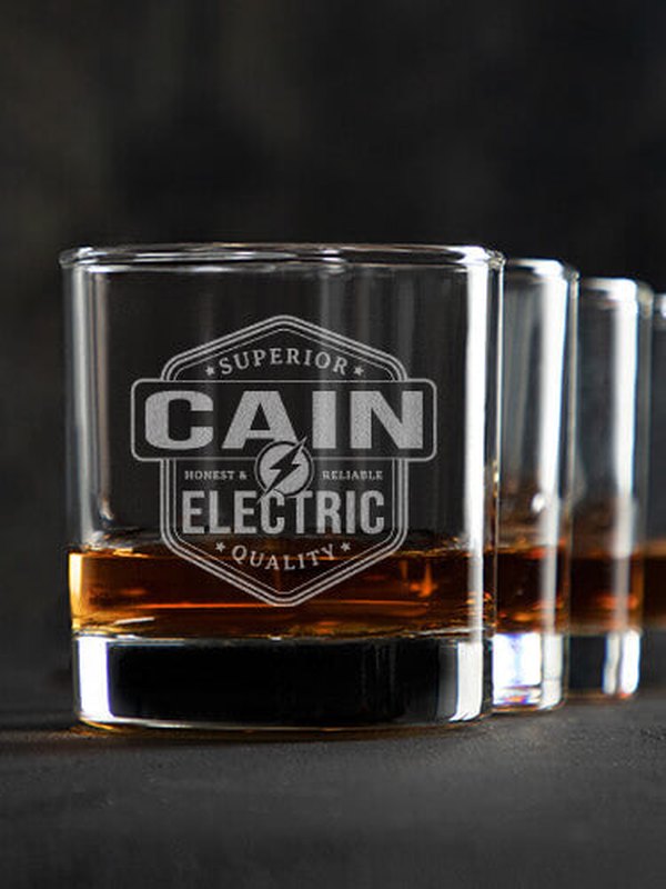 Electric : Rocks Glasses - Engraved