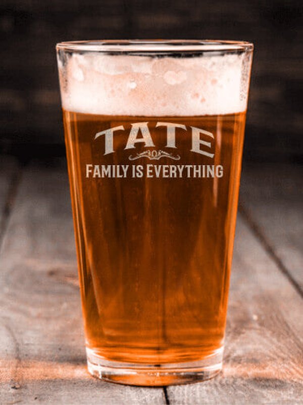 Family : Pint Glasses - Engraved