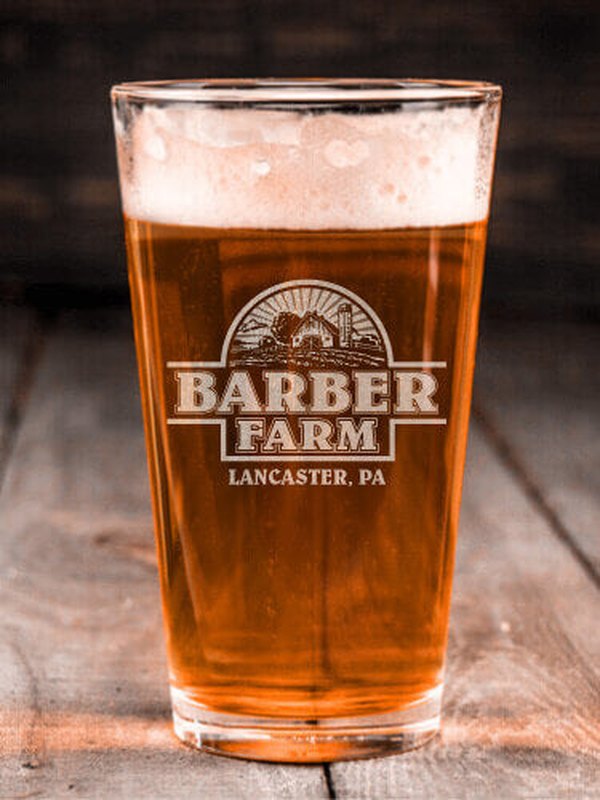 Farm : Pint Glasses - Engraved