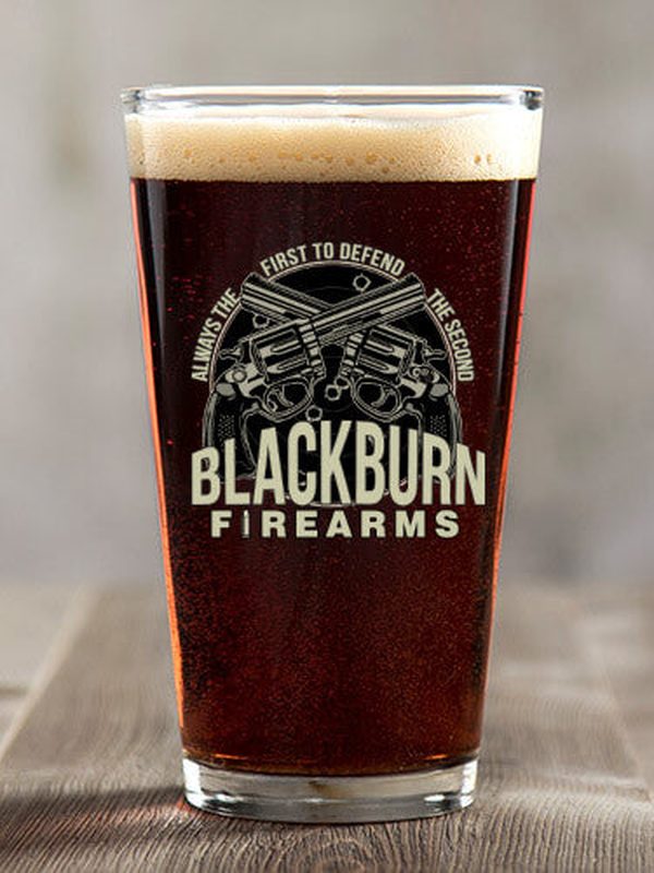 Firearms : Pint Glasses - Color Printed
