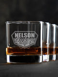 Fishing : Rocks Glasses - Engraved