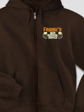 Beer Removal : Embroidered Zip Hoodies