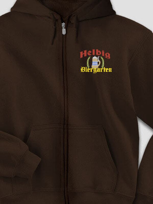 Biergarten : Embroidered Zip Hoodies product image 2