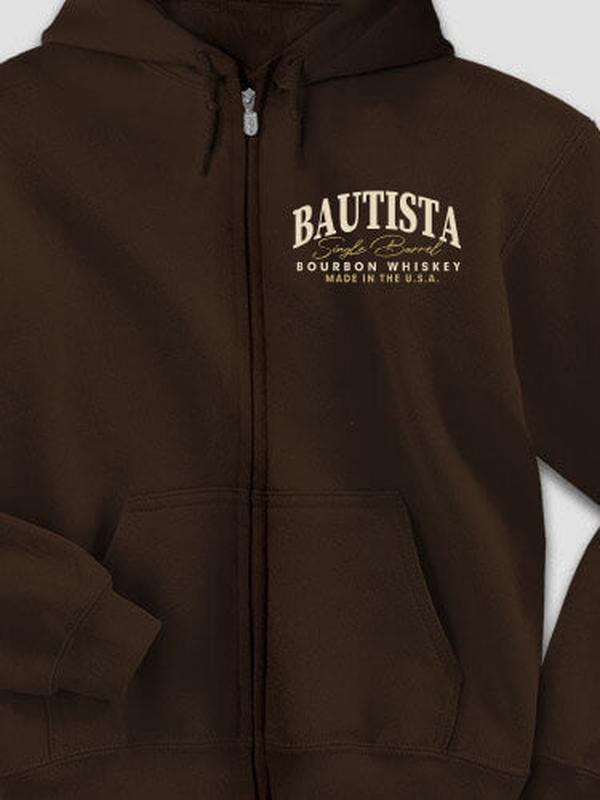 Bourbon Whiskey : Embroidered Zip Hoodies product image 2