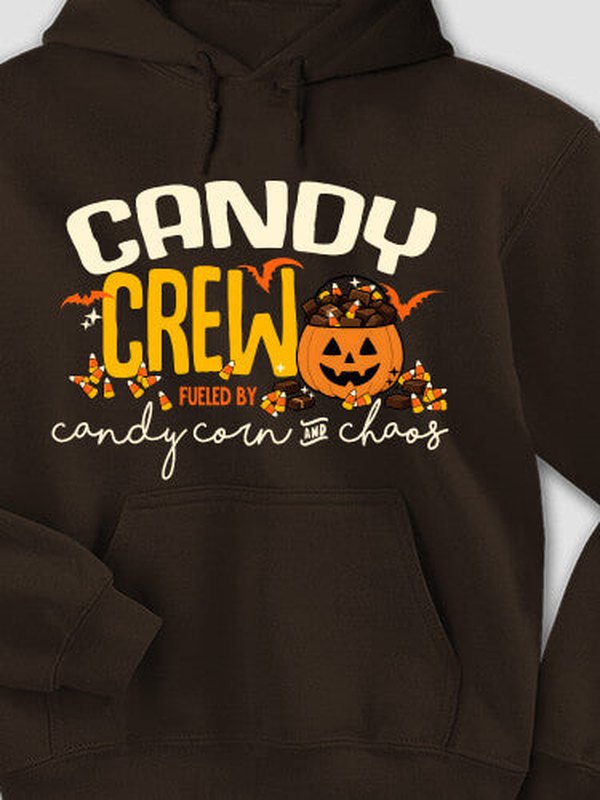 Candy Corn And Chaos : Printed Hoodies product image 2