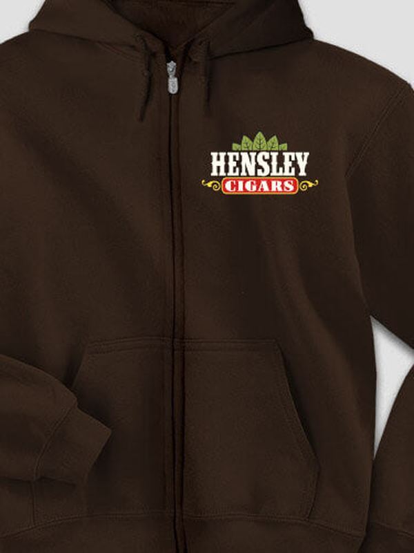 Cigars : Embroidered Zip Hoodies product image 2