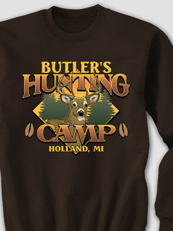 Deer Hunting Camp : Printed Sweatshirts product image 3