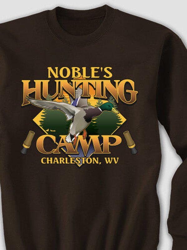 Duck Hunting Camp : Printed Sweatshirts product image 1