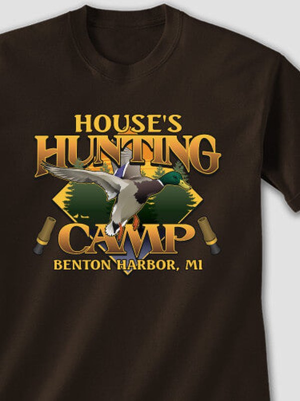 Duck Hunting Camp : Printed T-Shirts