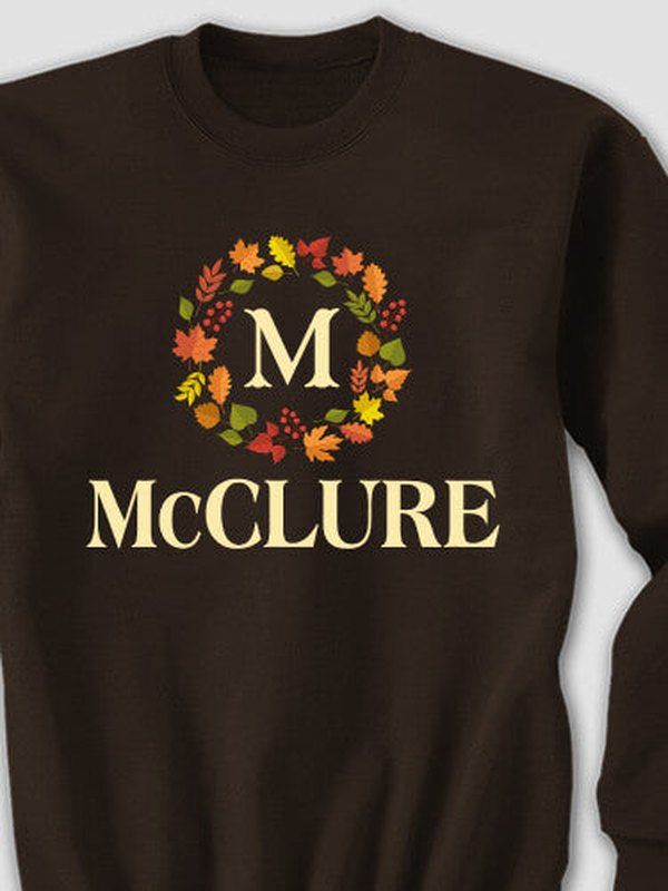 Fall Monogram : Printed Sweatshirts product image 1