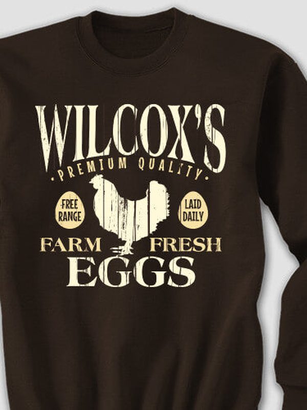 Farm Fresh Eggs : Printed Sweatshirts product image 2