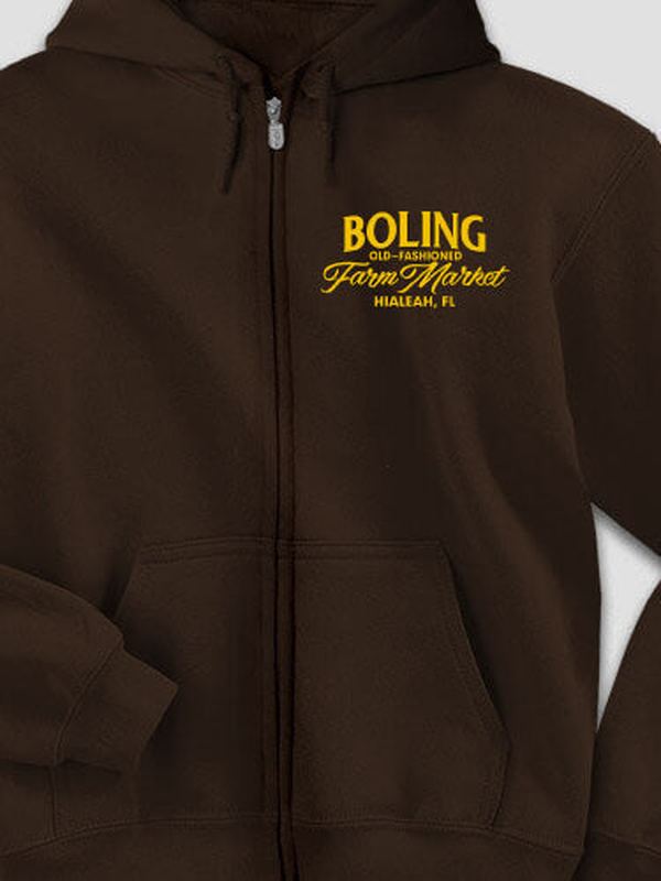 Farm Market : Embroidered Zip Hoodies