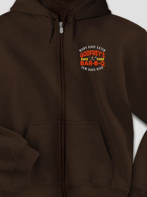 Few Have Died BBQ : Embroidered Zip Hoodies product image 2