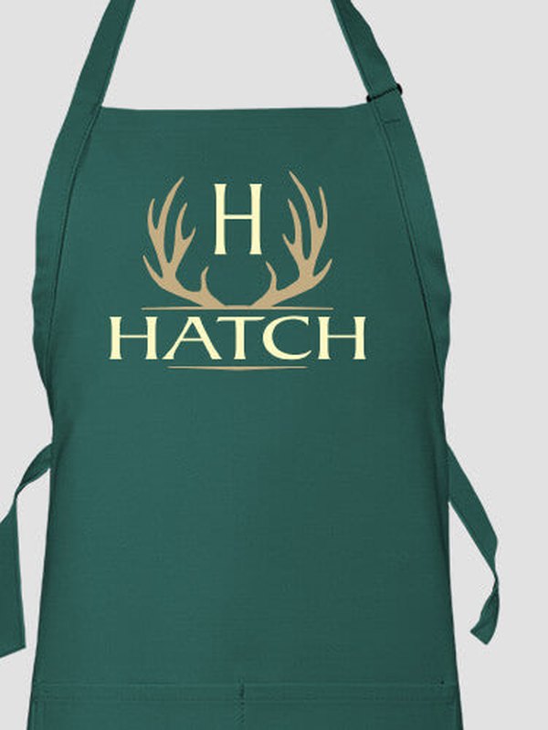 Antler Monogram : Printed Aprons