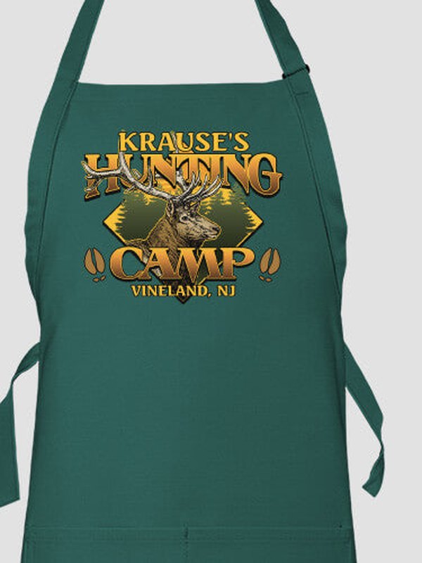 Elk Hunting Camp : Printed Aprons