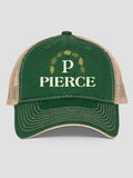 Christmas Monogram : Embroidered Trucker Hats