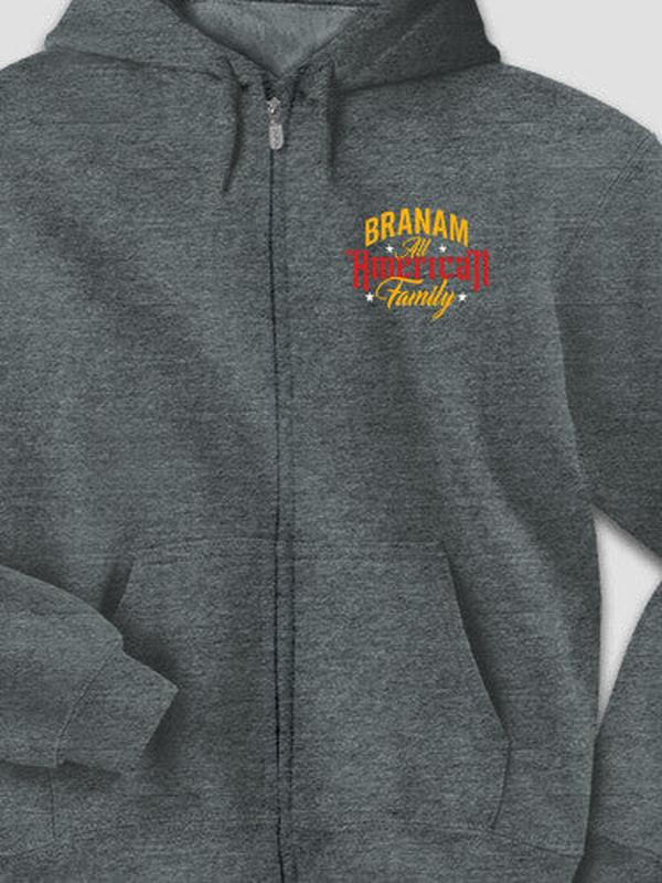 All-American Family : Embroidered Zip Hoodies product image 2