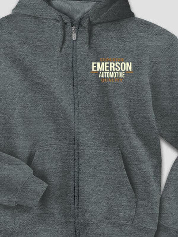 Automotive : Embroidered Zip Hoodies product image 2