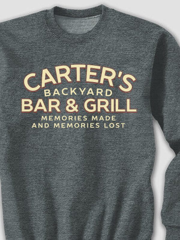 Backyard Bar and Grill : Printed Sweatshirts product image 2