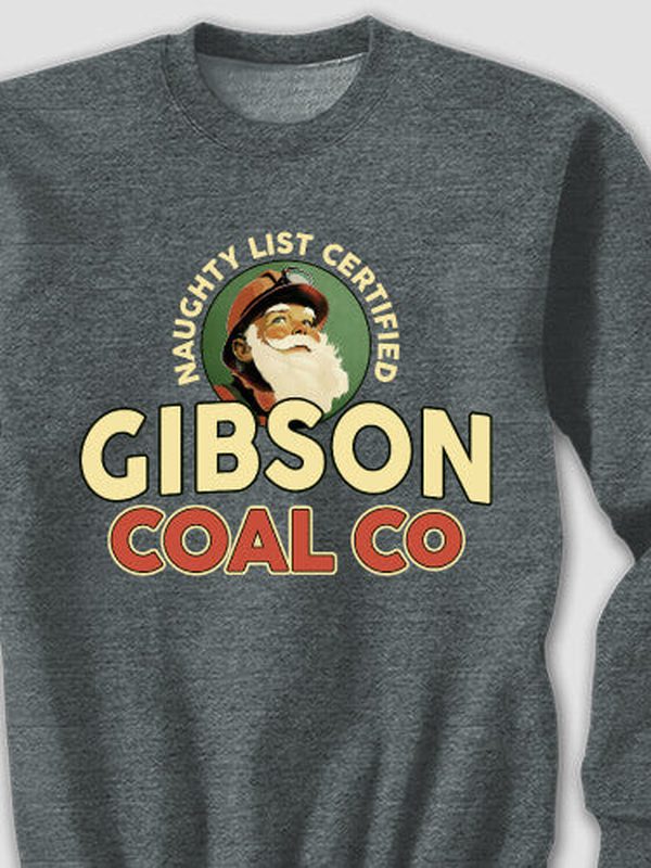 Christmas Coal Company : Printed Sweatshirts product image 2