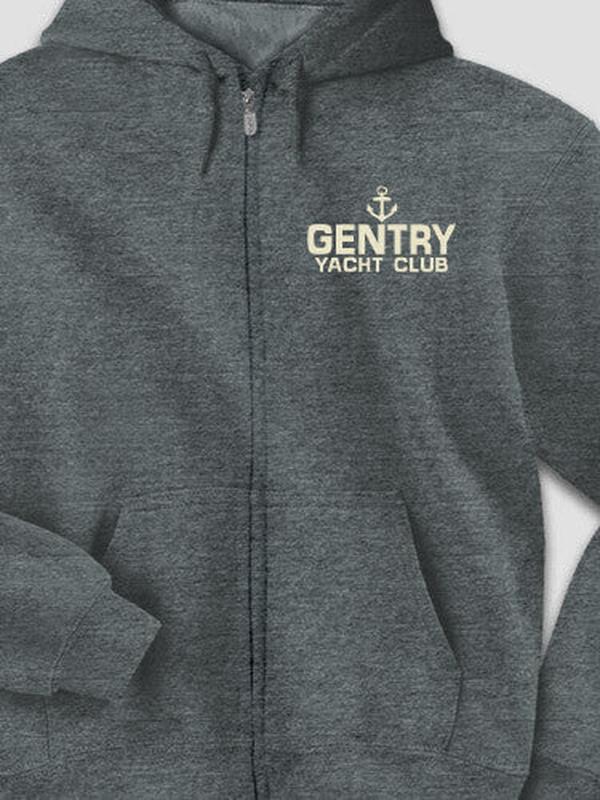 Classic Yacht Club : Embroidered Zip Hoodies