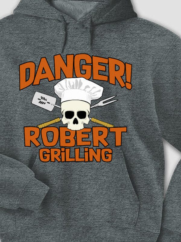 Danger Grilling : Printed Hoodies product image 2