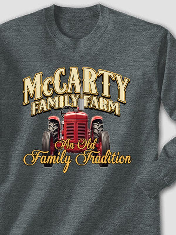 Farming Family Tradition : Printed Long Sleeves