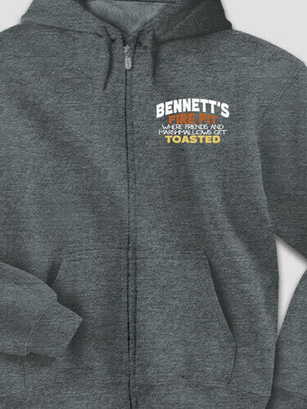 Fire Pit : Embroidered Zip Hoodies product image 2
