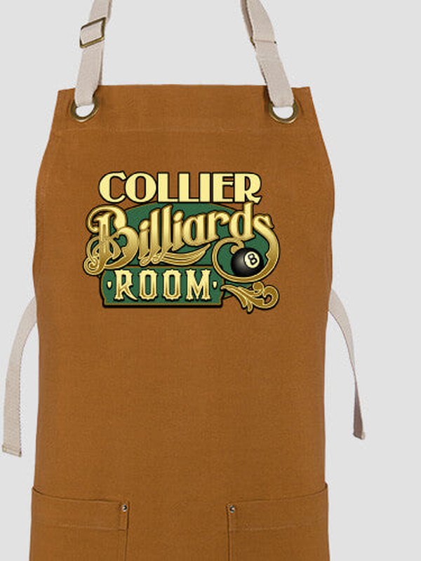 Billiards Room : Printed Canvas Work Aprons
