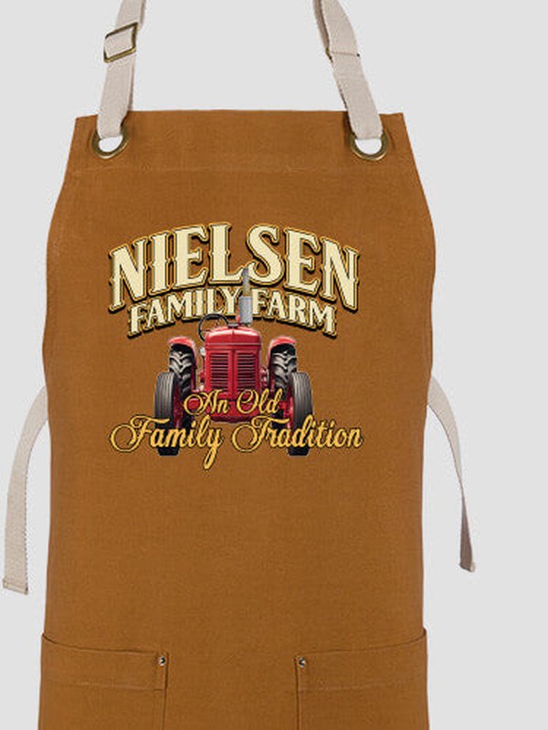 Farming Family Tradition : Printed Canvas Work Aprons