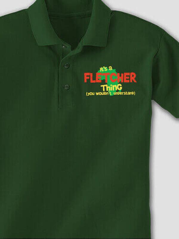 African American Thing : Embroidered Polo Shirts product image 2