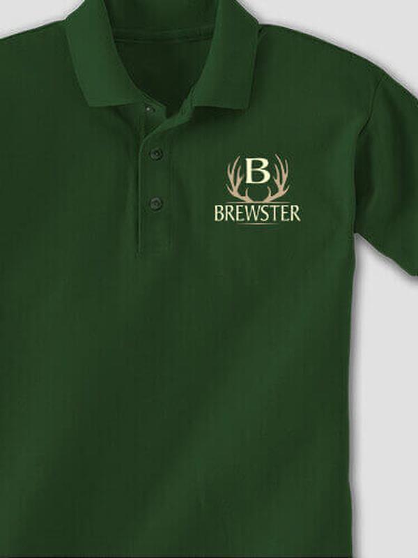 Antler Monogram : Embroidered Polo Shirts product image 2