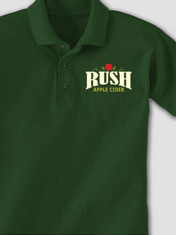 Apple Cider : Embroidered Polo Shirts product image 2