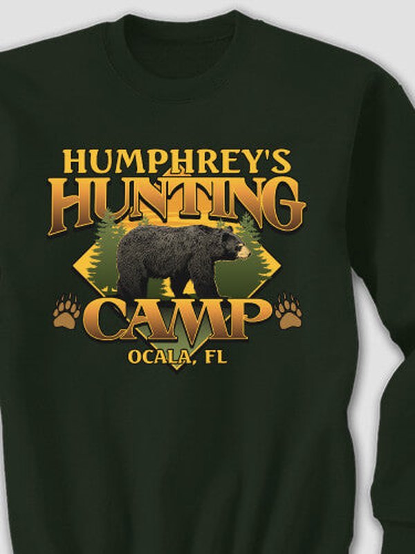 Bear Hunting Camp : Printed Sweatshirts product image 3