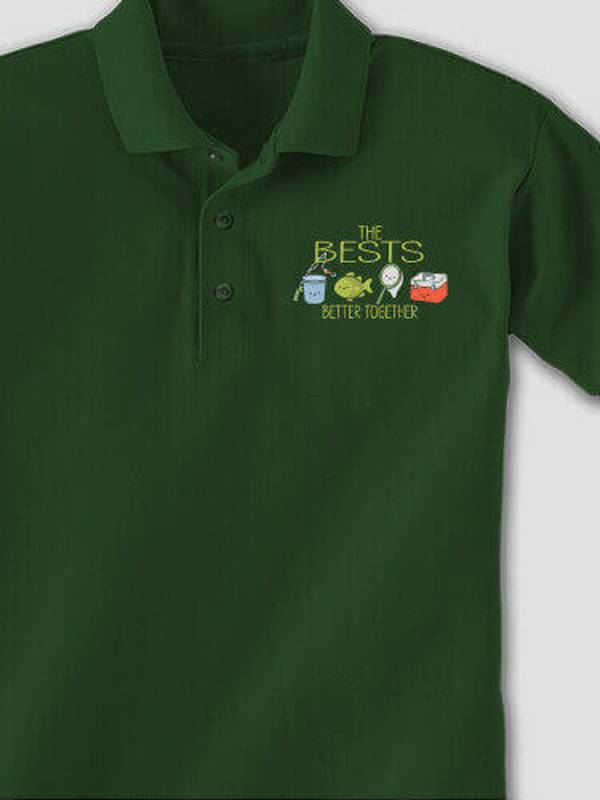 Better Together Fishing : Embroidered Polo Shirts product image 1
