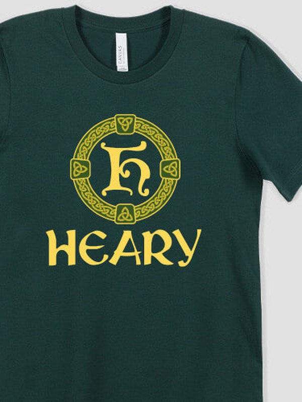 Celtic Wreath Monogram : Premium Printed T-Shirts
